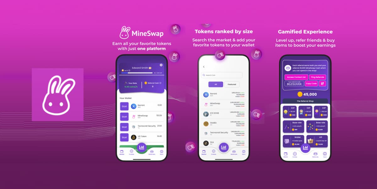MineSwap: Create Tokens & Grow
